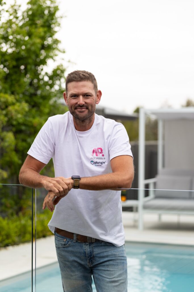 Tom, co-founder of ACT Pools, Canberra