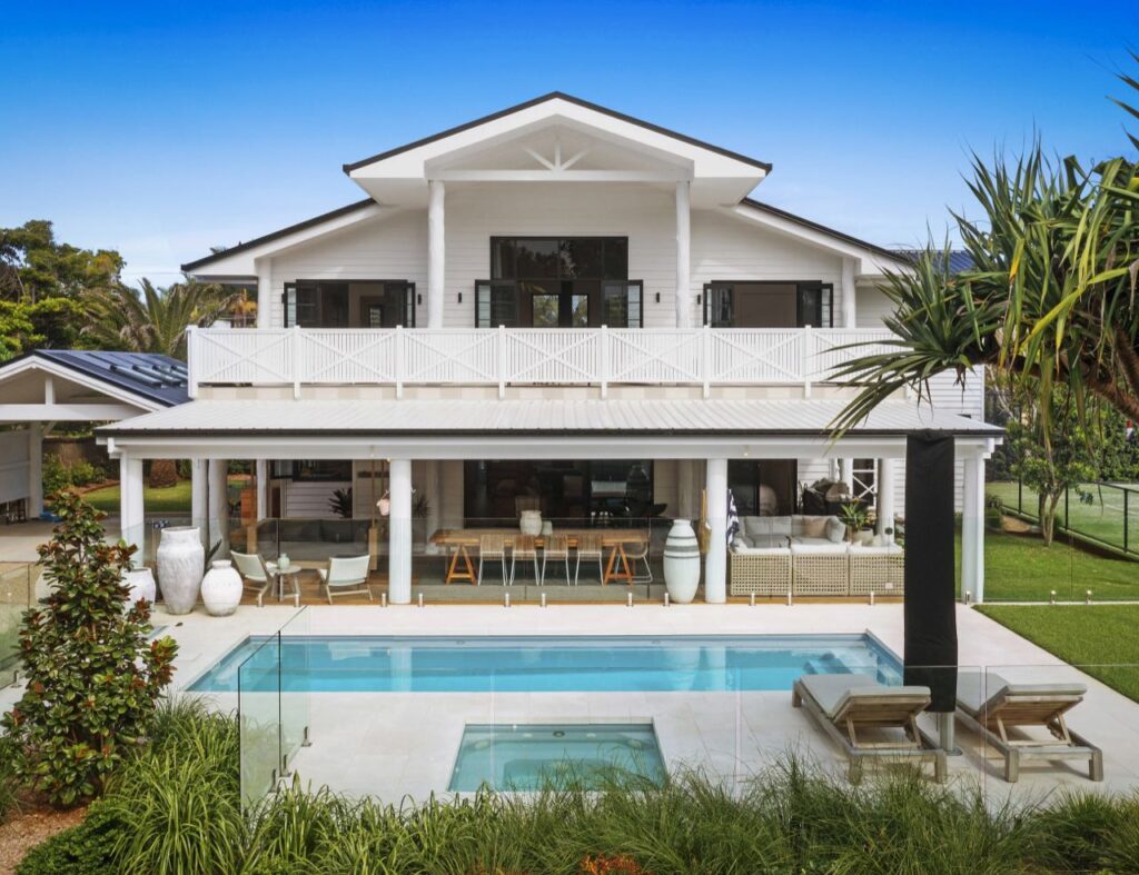 Square spa pool by ACT Pools, Canberra