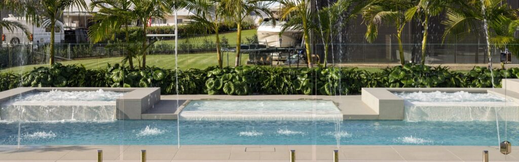 Water features pool by ACT Pools, Canberra
