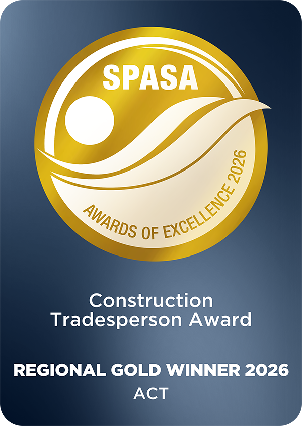 SPASA Regional Gold Winner 2026, Construction Tradesperson Award
